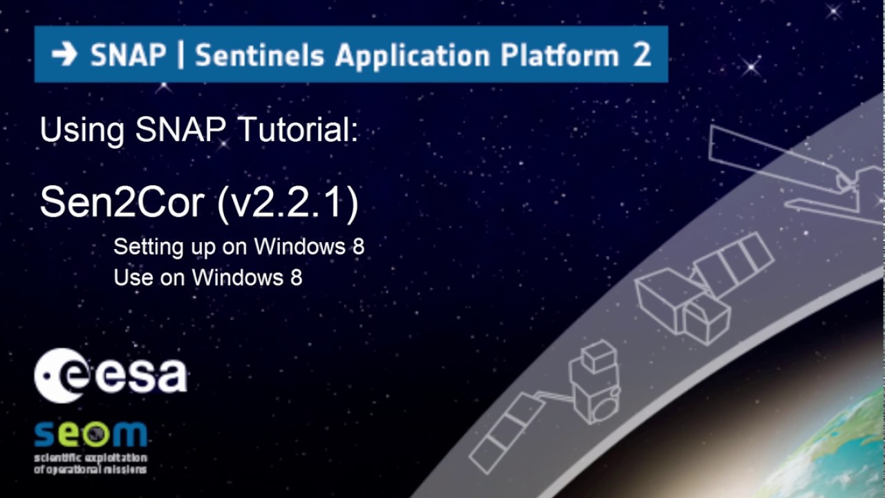 SNAP - Sen2Cor installation on Win8