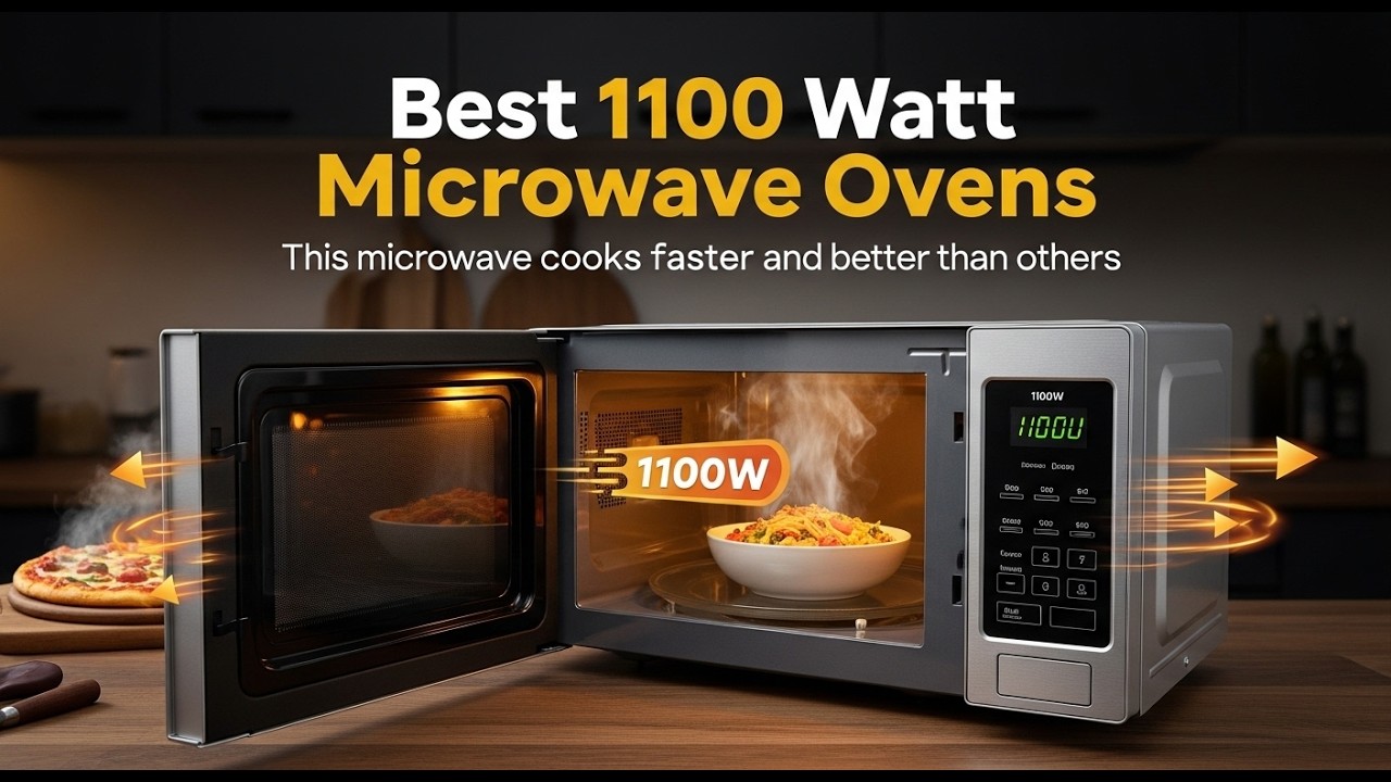 Top 5 Best 1100 Watt Microwave Ovens 2026 | Why 1100 Watts is the Magic Number for Your Kitchen!