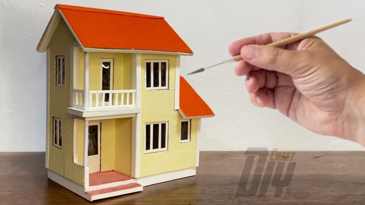 Building a Double-Storey House with Just Cardboard!