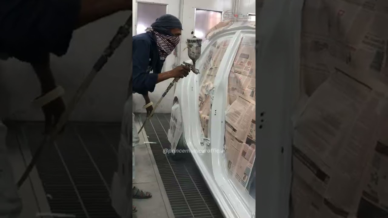 Hyundai i20 Restored & Repainted Full Body in White 🤍 Colour | PRINCE MULTI CAR SERVICE CENTRE