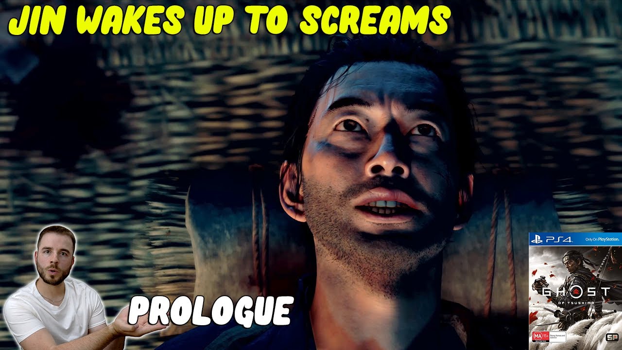 Jin Wakes Up to Screams | GHOST OF TSUSHIMA | Prologue | PS4 Pro (detorio)