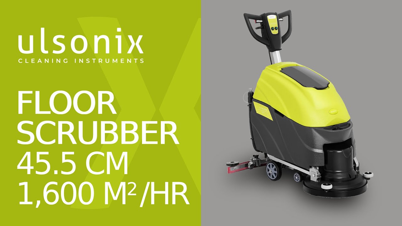 Floor Scrubber Ulsonix Cleaning Instruments TOPCLEAN 1600 | Product presentation