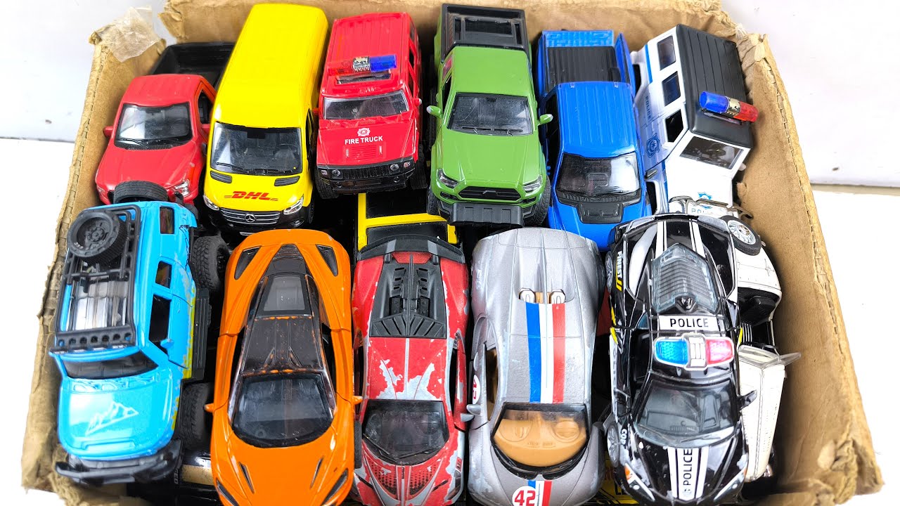 BOX FULL OF Diecast Cars - Toyota, Honda, BMW, Tesla, Range Rover, Mercedes, Byd, Ferrari, Suzuki