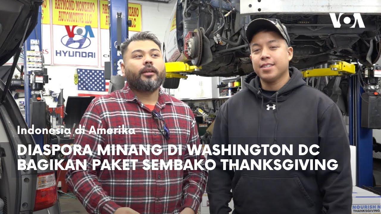 Diaspora Minang di Washington DC Bagikan Paket Sembako Thanksgiving