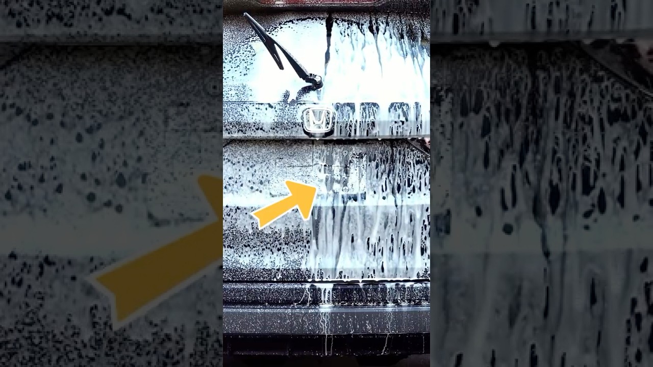 Rinsing Does not Clean Like You Think It Does💦🚫 #carwash #carcleaning #automobile #autodetailing