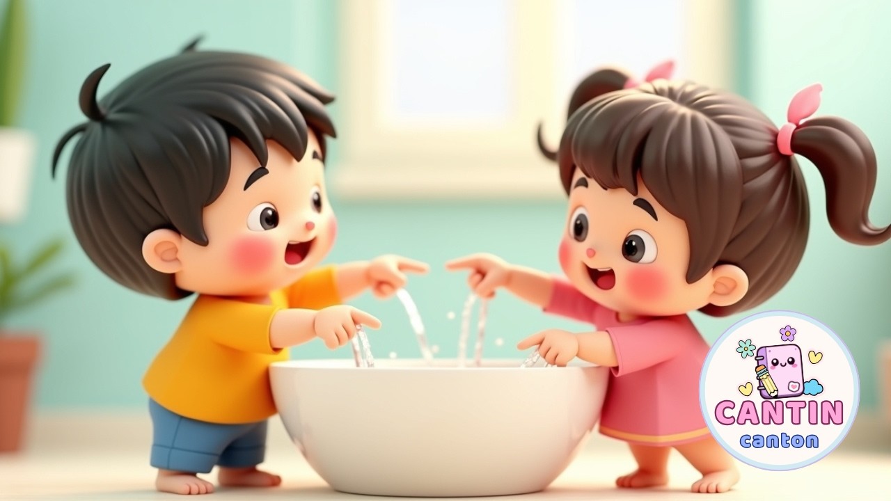 Da Cabeça aos Pés 🚿 Desenho infantil musical | Canções infantis educativas