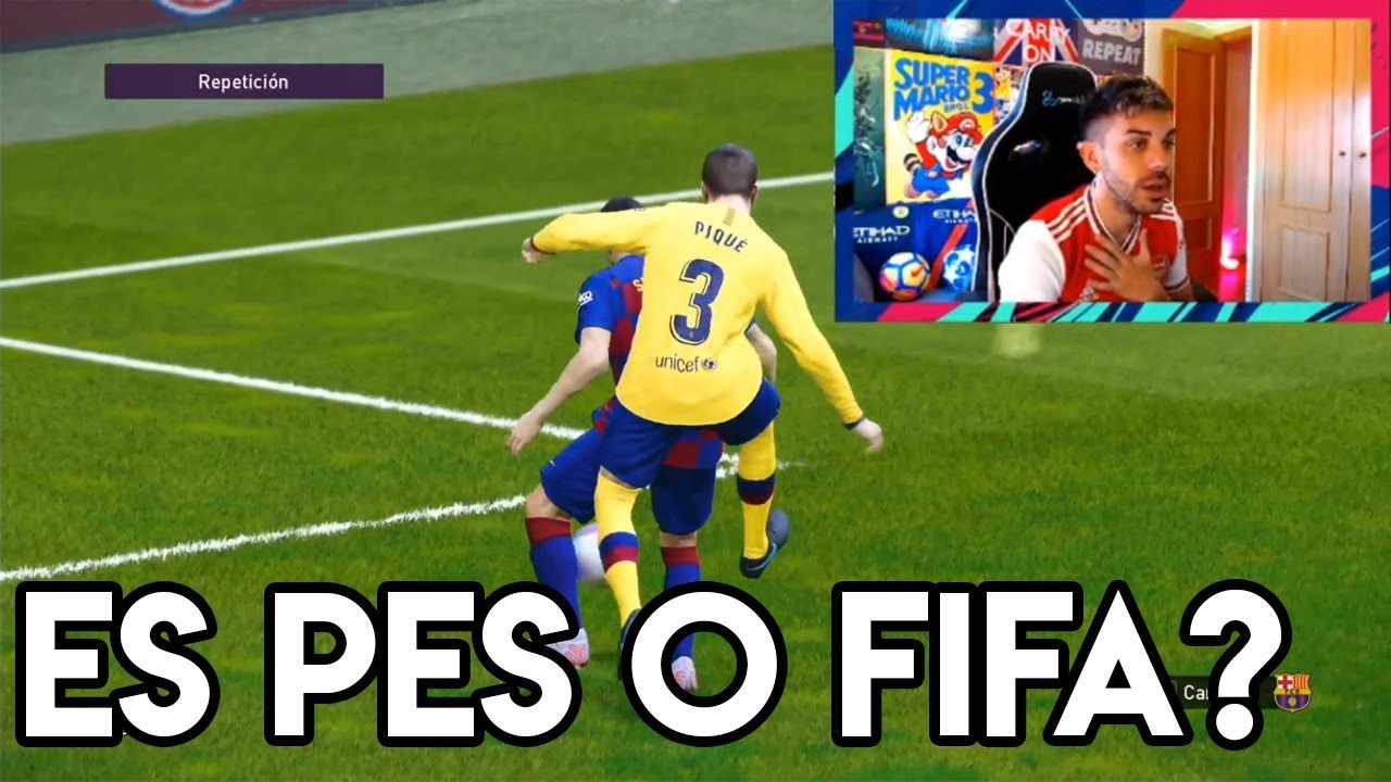 DjMaRiiO JUEGA PES 2020 PERO SE PARECE AL FIFA 😂