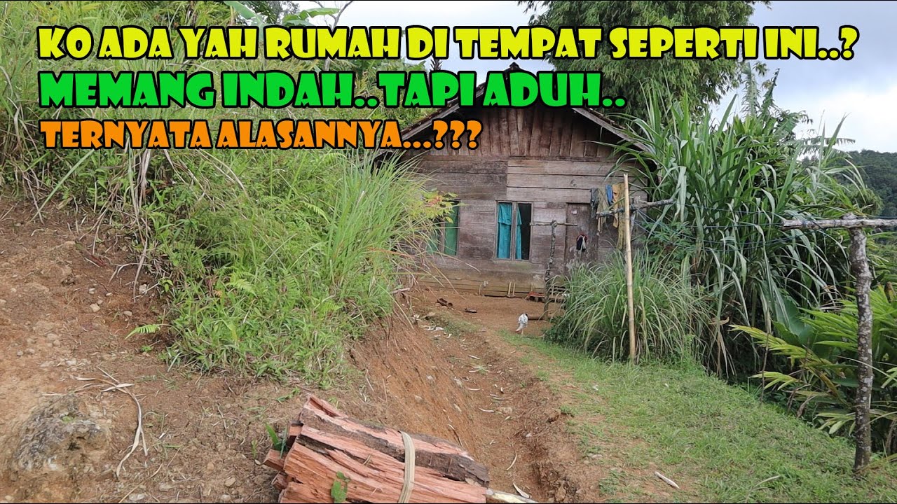Kadang Berfikir..Mengapa Mereka Mau Membuat Rumah Di Tempat Seperti Ini..? Ternyata Ini Alasannya
