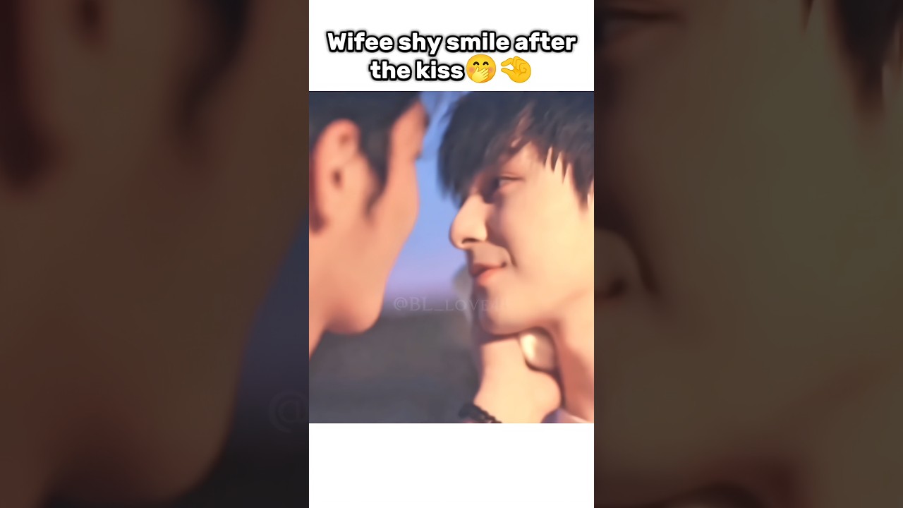 His smile after the unexpected k!ss🤭💓 #cbl #bl #blseries #tiktok #fyp