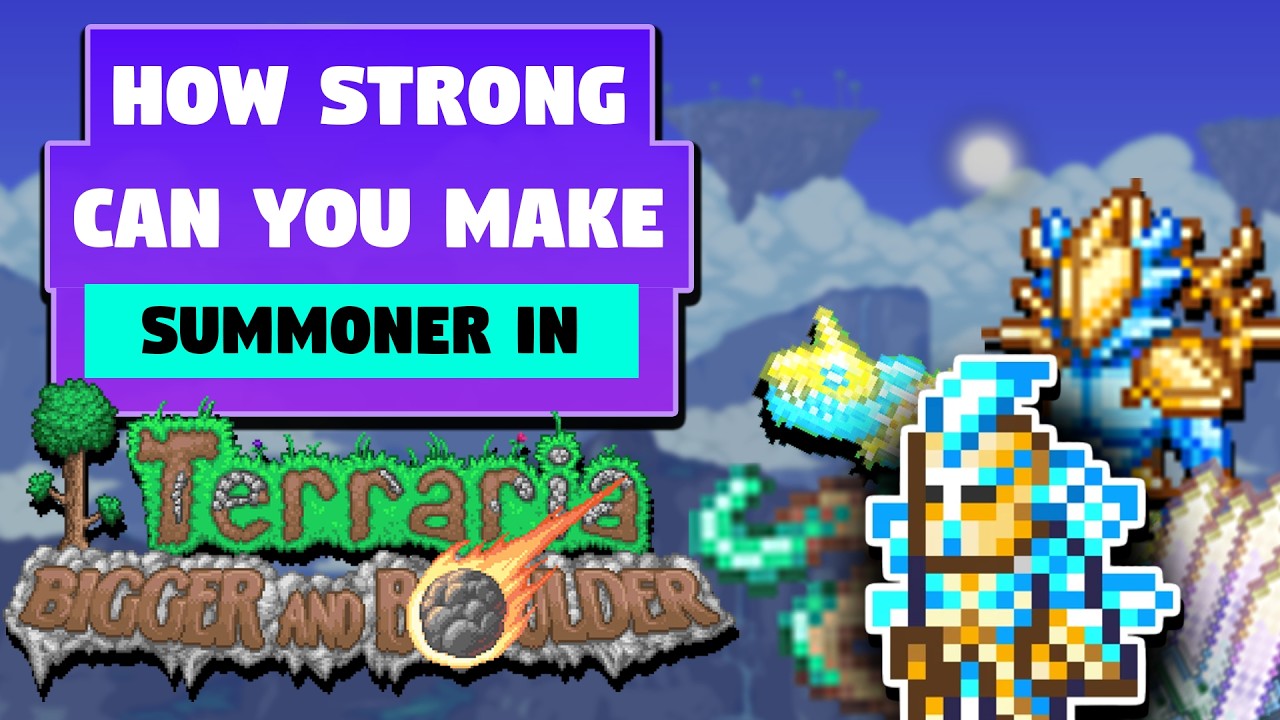 Насколько сильным можно сделать призывателя в Terraria 1.4.5 | Terraria: больше и валуны