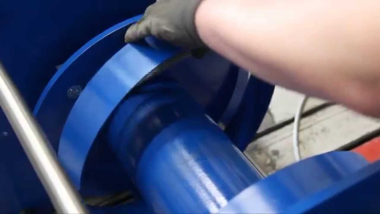 PLANETA PFW Winch - Mounting of wire rope
