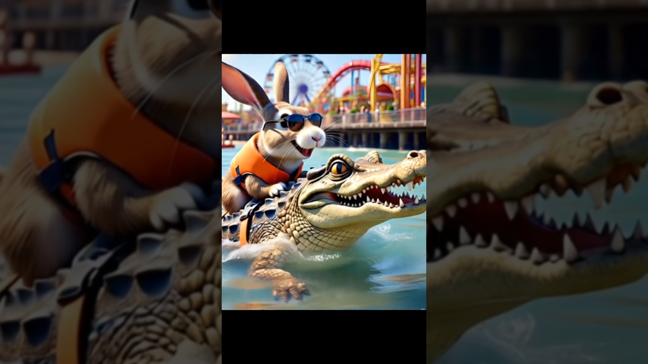 Alligator and Rabbit 
