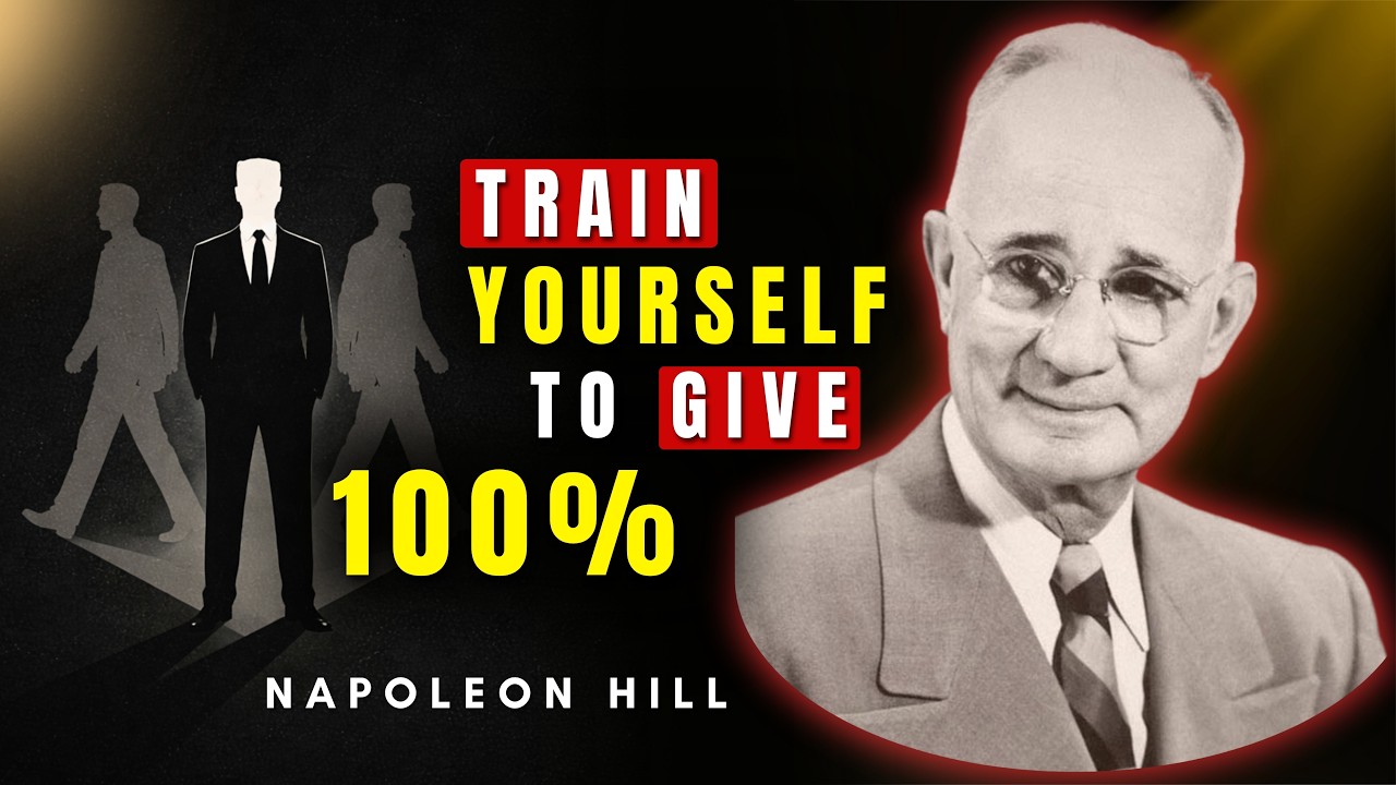 Train Yourself To Be Where You Are And Give 100% There | Napoleon Hill