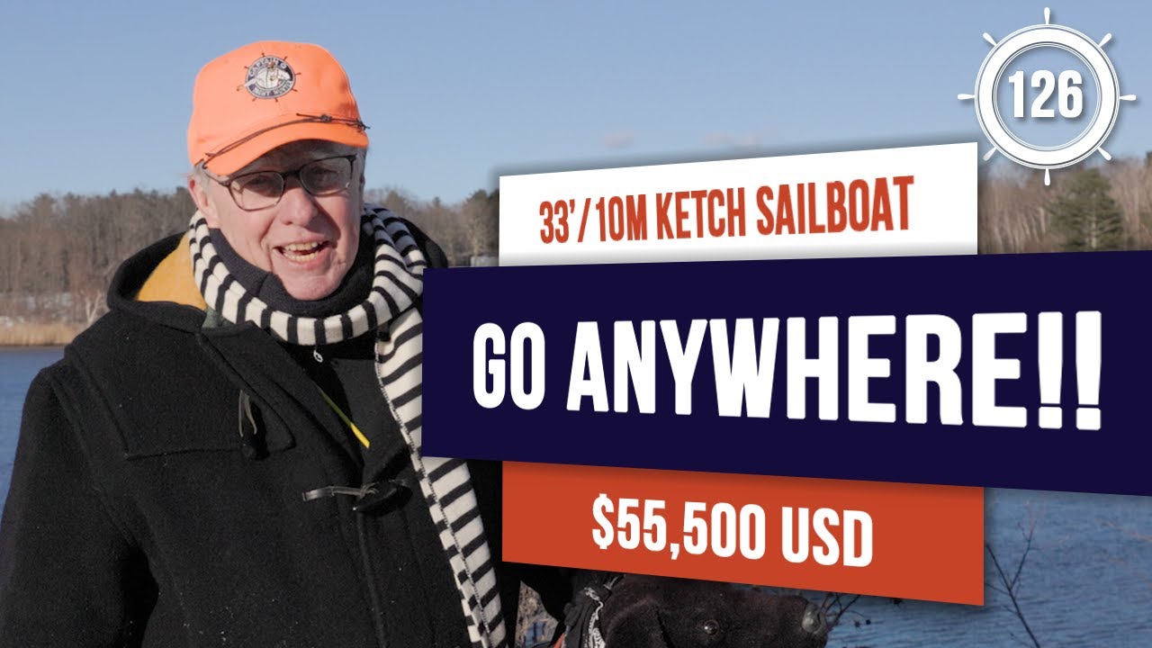 $55,500 GO ANYWHERE!! Bluewater Ketch-rig Sailboat for sale - Nauticat 33 - EP 126 #sailboattour
