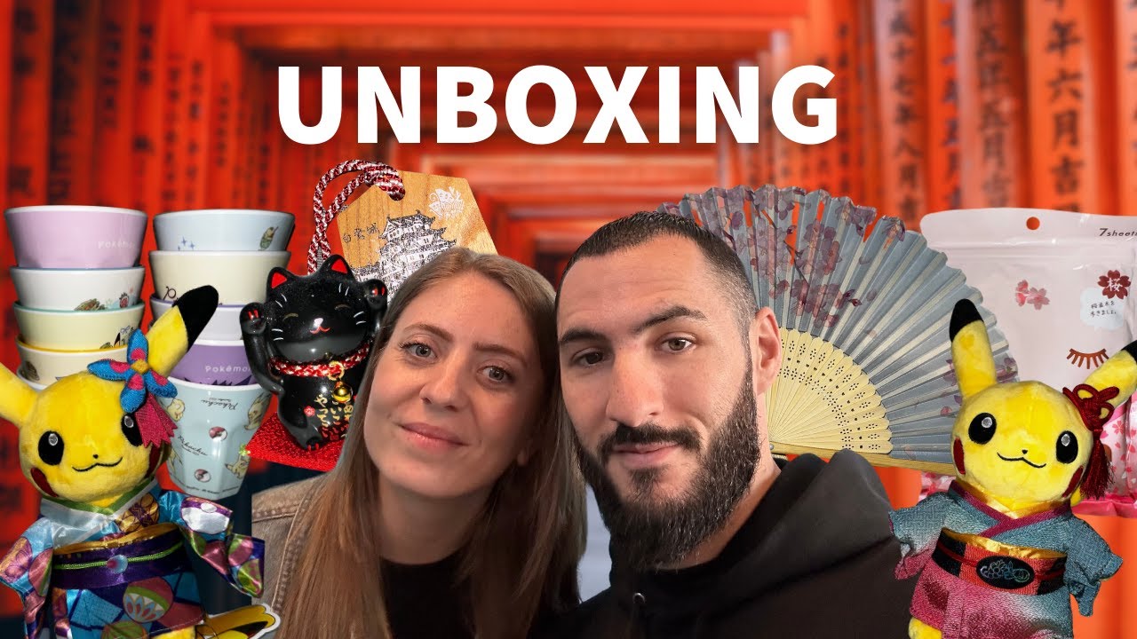VLOG AU JAPON #BONUS2 - UNBOXING DE NOS ACHATS AU JAPON