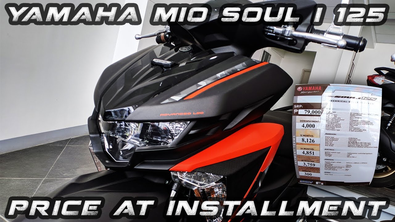 Yamaha Mio Soul i 125 2021 | Price and Installment | Vibrant Orange