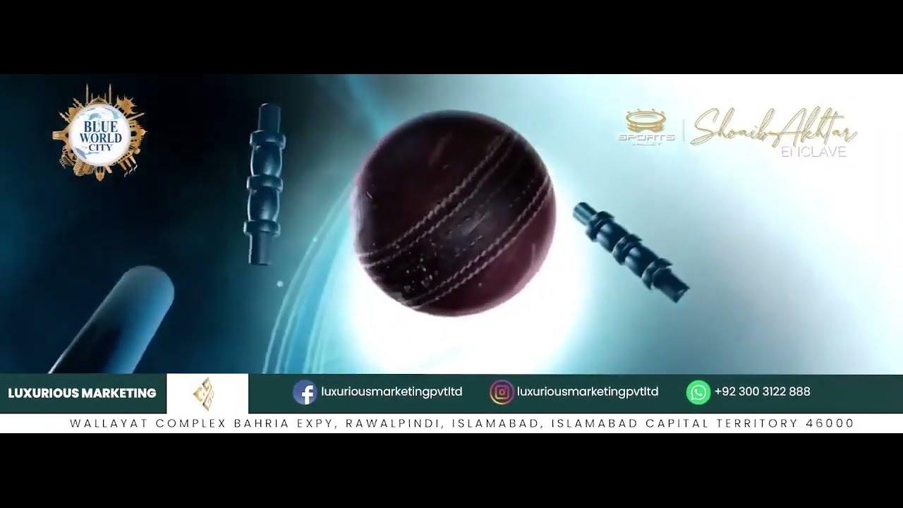 Blue World City | Pakistan's Largest Cricket Stadium | Sports Valley