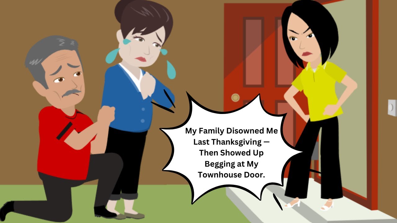 My Family Disowned Me Last Thanksgiving — Then Showed Up Begging at My Townhouse Door.