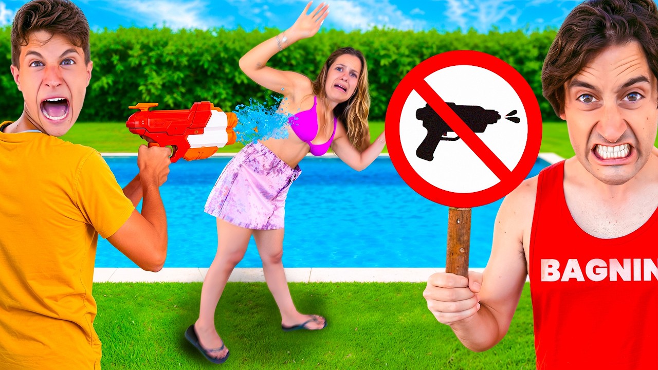 HO INFRANTO 10 REGOLE DEL BAGNINO IN PISCINA CON TUTTI I NOSTRI AMICI!🚫 *Ninna e Matti*