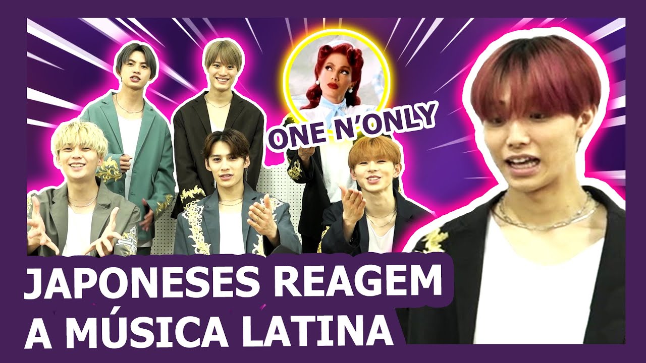 IDOLS JAPONESES REAGEM A MUSICA LATINA (Anitta, Kalis Uchis, Ozuna, Shakira) feat. ONE N'ONLY