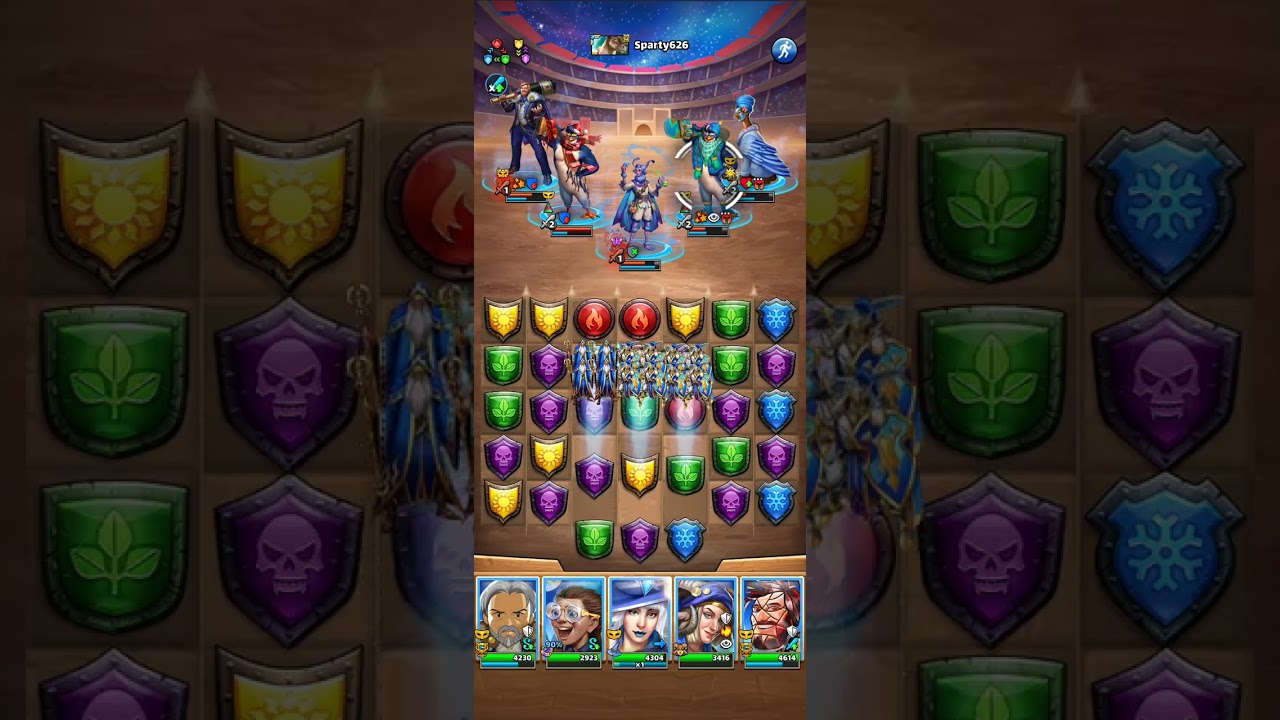 Empires and Puzzles - raid tournament matches of January part.1 - turniej najazdowy