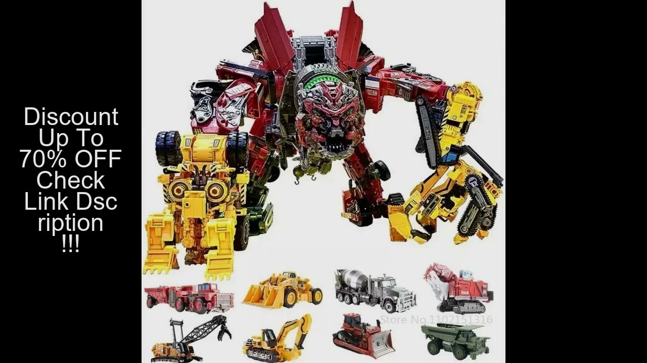 AOYI NEW 8 IN 1 Devastator Transformation Toys Anime Action Figure Model Jin Bao KO GT Truck Crane R