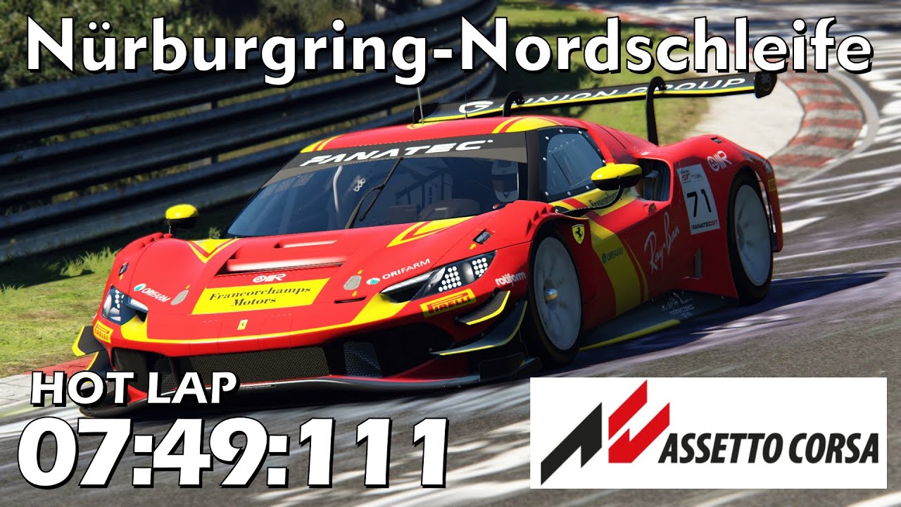 Assetto Corsa - Nürburgring - Best Lap - AF Corse Ferrari 296 GT3
