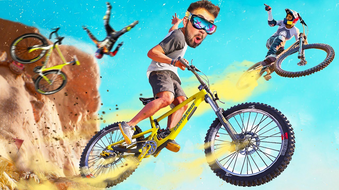 DESCENSO EXTREMO EN BICICLETA en RIDERS REPUBLIC 😎