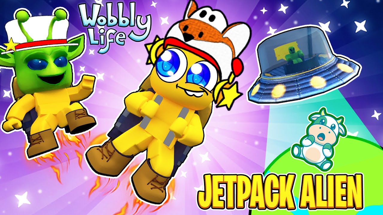 JetPack dos Aliens👽 Wobbly Life #22