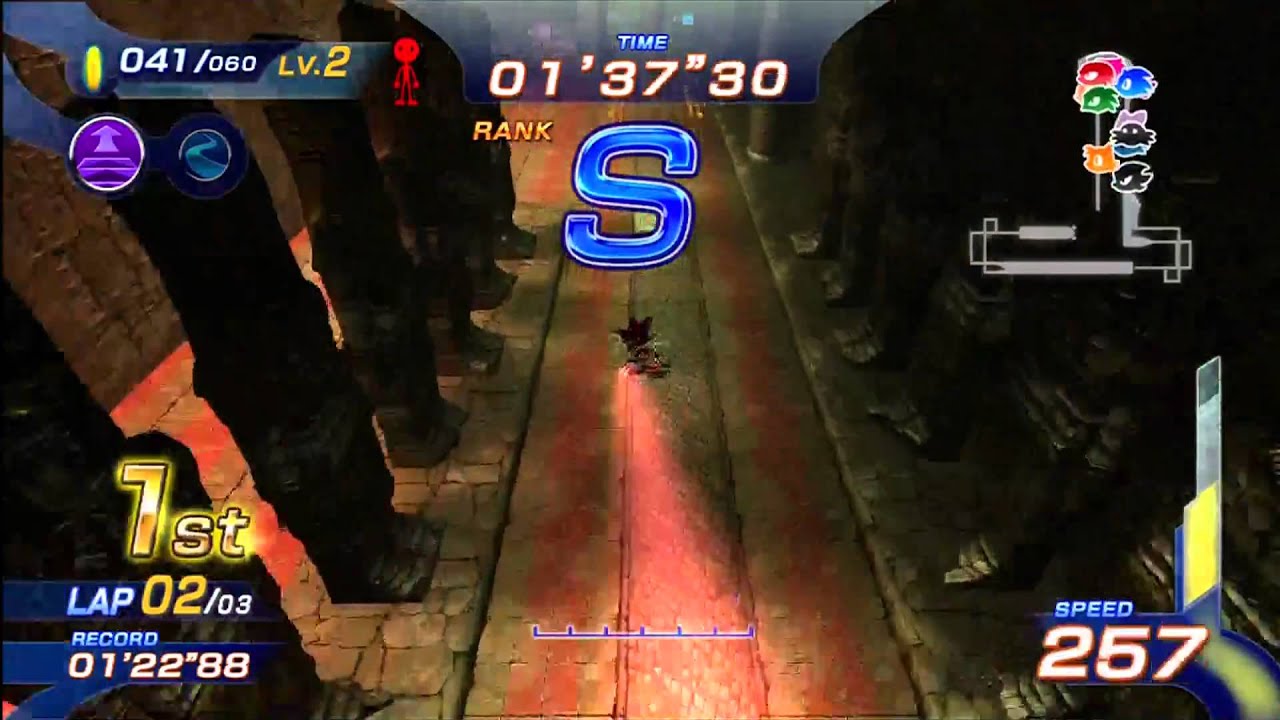 Sonic Free Riders: Forgotten Tomb (Standard / Free Race) [1080 HD]