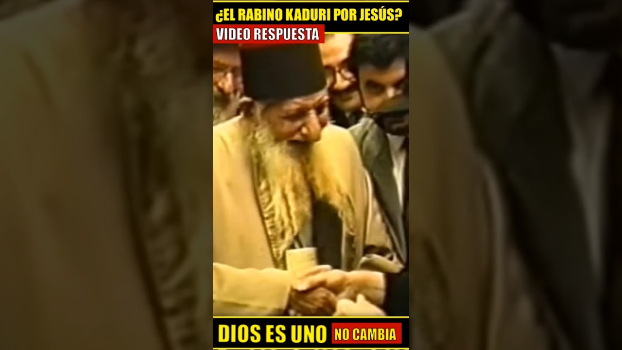 😱 Respuesta: El rabino que encontr&oacute; al Mes&iacute;as: Rabino Yitzhak Kaduri