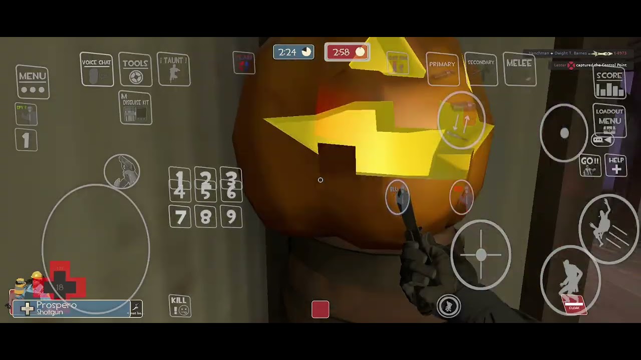 Jugando tf2 legacy en celular ojalá que les guste 😉