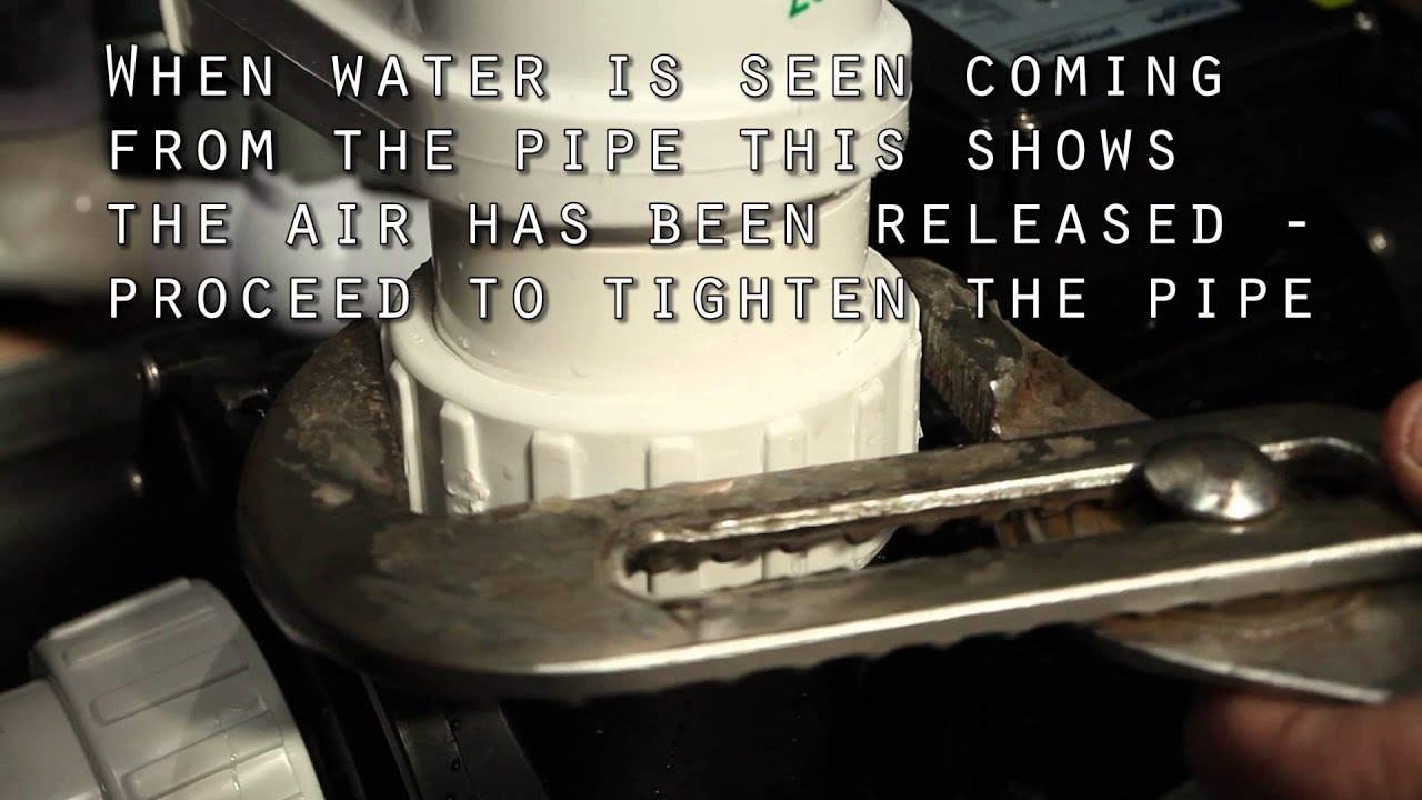 Sapphire Spas Trouble Shooting - Bleeding air from your pumps