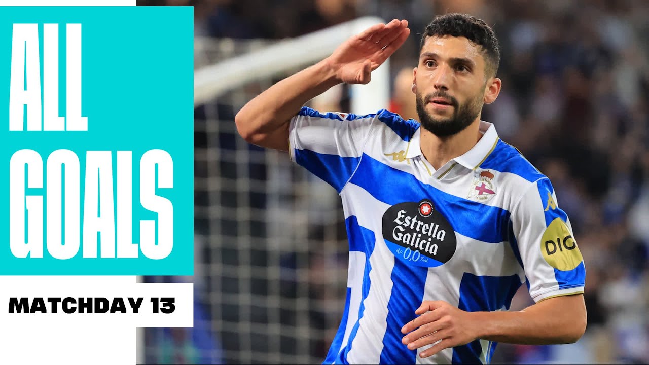 TODOS los GOLES de la JORNADA 13 de LALIGA HYPERMOTION 2025/26