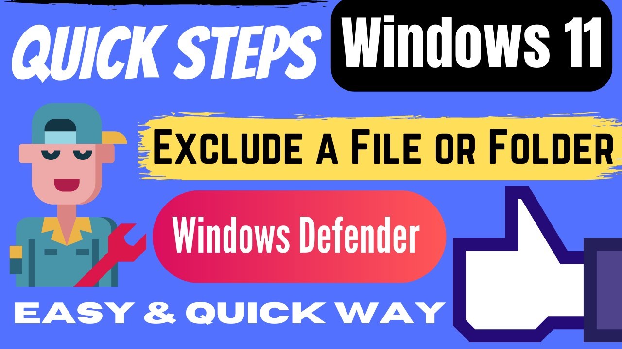 How to Exclude a File or Folder from Windows Defender Scan In Windows 11 ( 2025 )