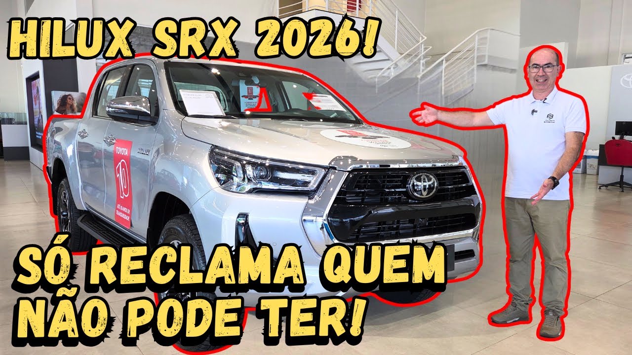 A HILUX TOPO DE LINHA ACABOU DE CHEGAR NO MODELO 2026!