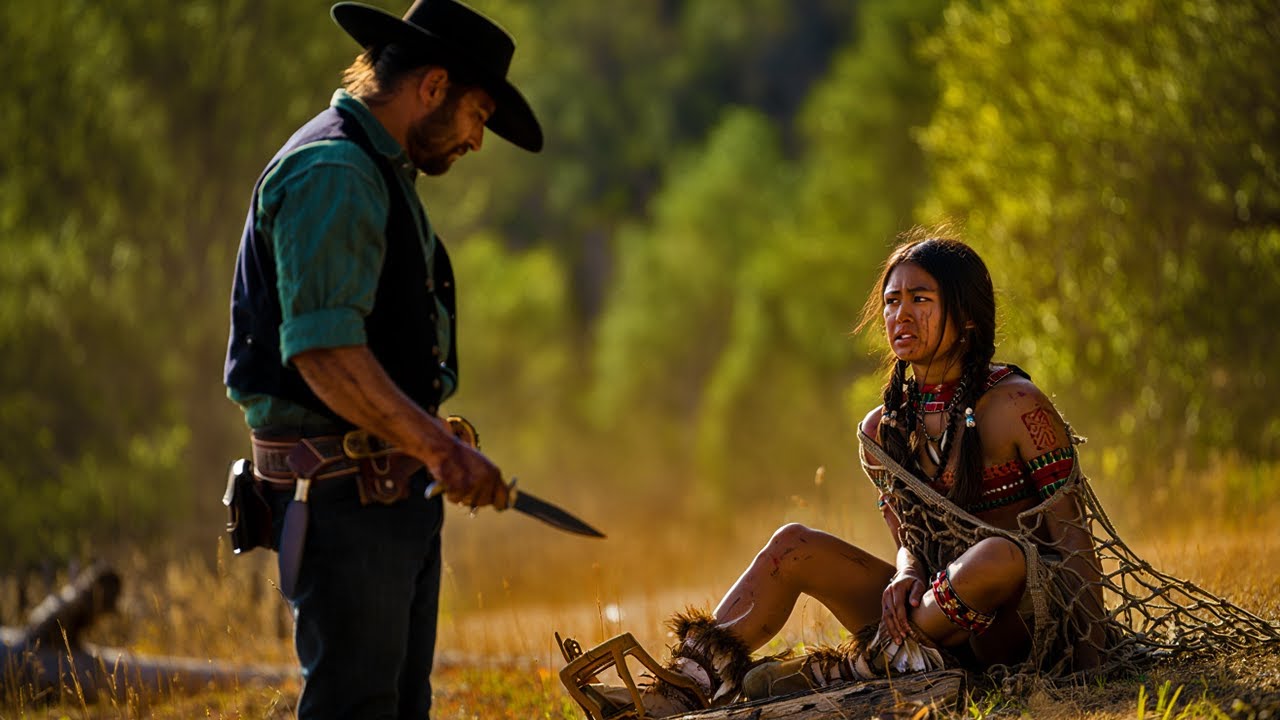 Donna Apache intrappolata si prepara a morire… ma un cowboy cambia il suo destino