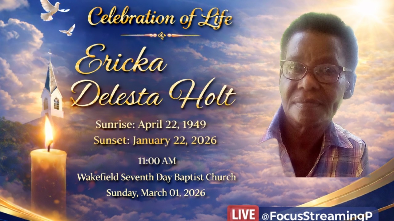 Celebration of Live for Ericka Delesta Holt||Wakefield Seventh-day Baptist|| March 01,2026 @11:00 AM