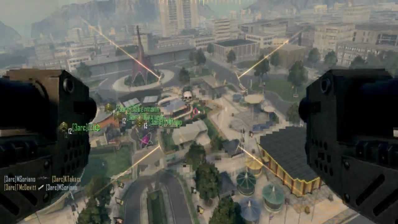 Black Ops 2 VTOL Warship Scorestreak in action [HD]