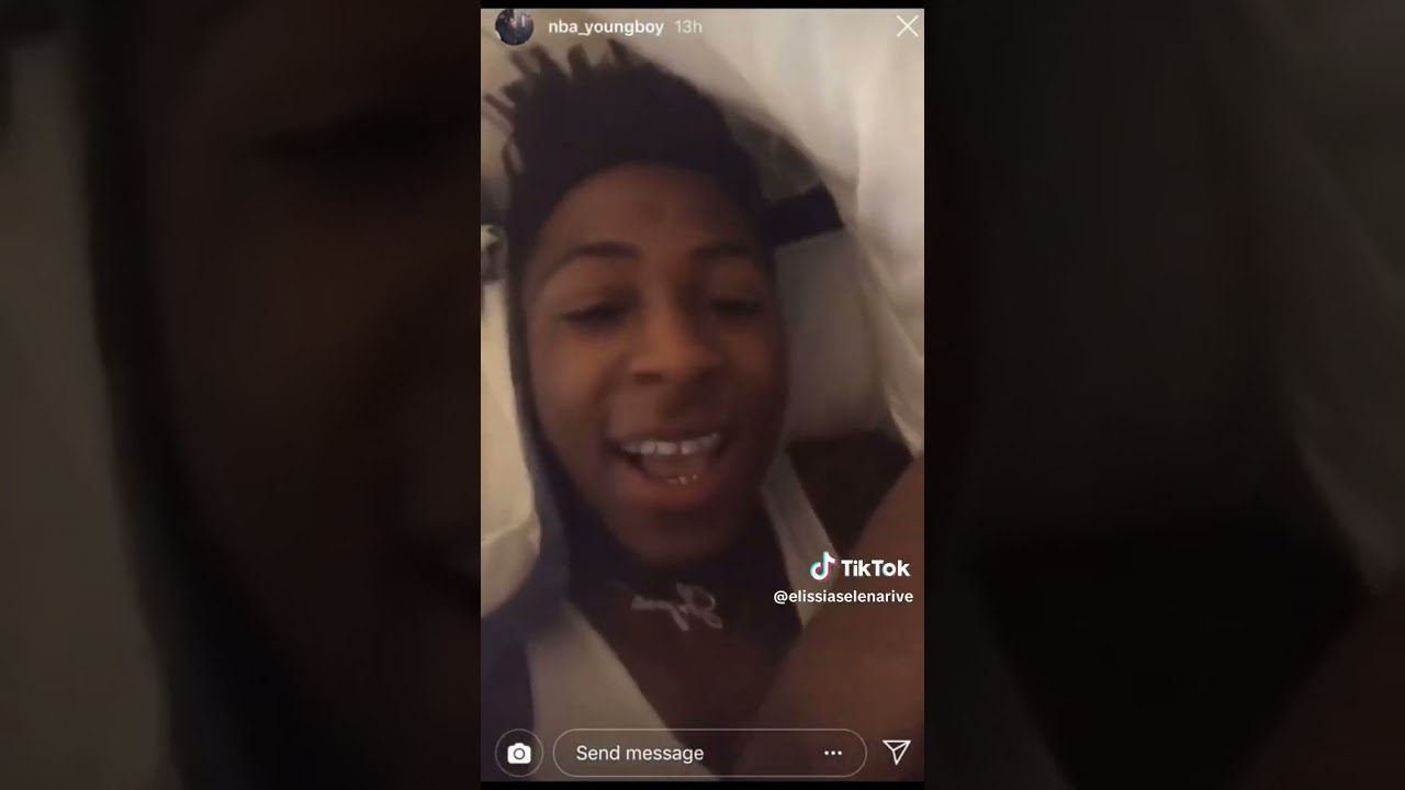 Nba Youngboy Kentrell best friend of Selena Rivera Scotio.......Elissia in the bed relaxing .