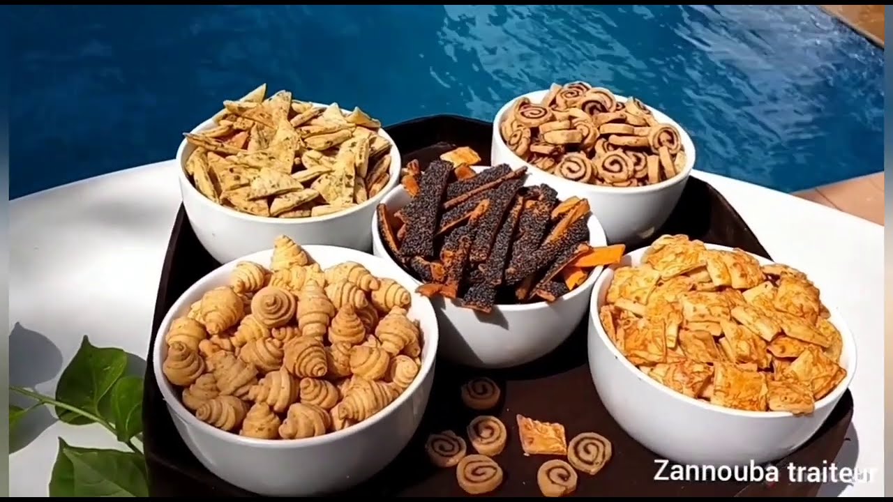 قراشل مالحين بمذاقات واشكال مختلفة بعجين واحد ناجح  %