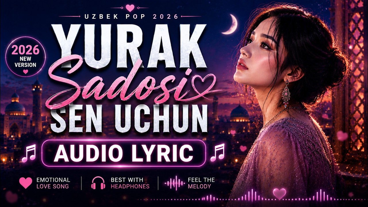 Yurak Sadosi Sen Uchun &ndash; Emotional Uzbek Pop Song 2026 💖 | Audio Lyric