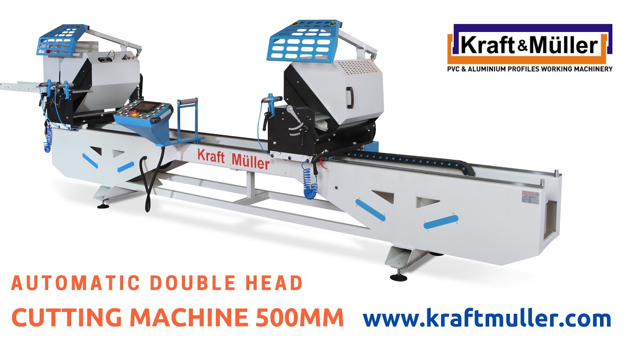 Automatic Double Head Cutting Machine for PVC and Aluminium Window Profiles