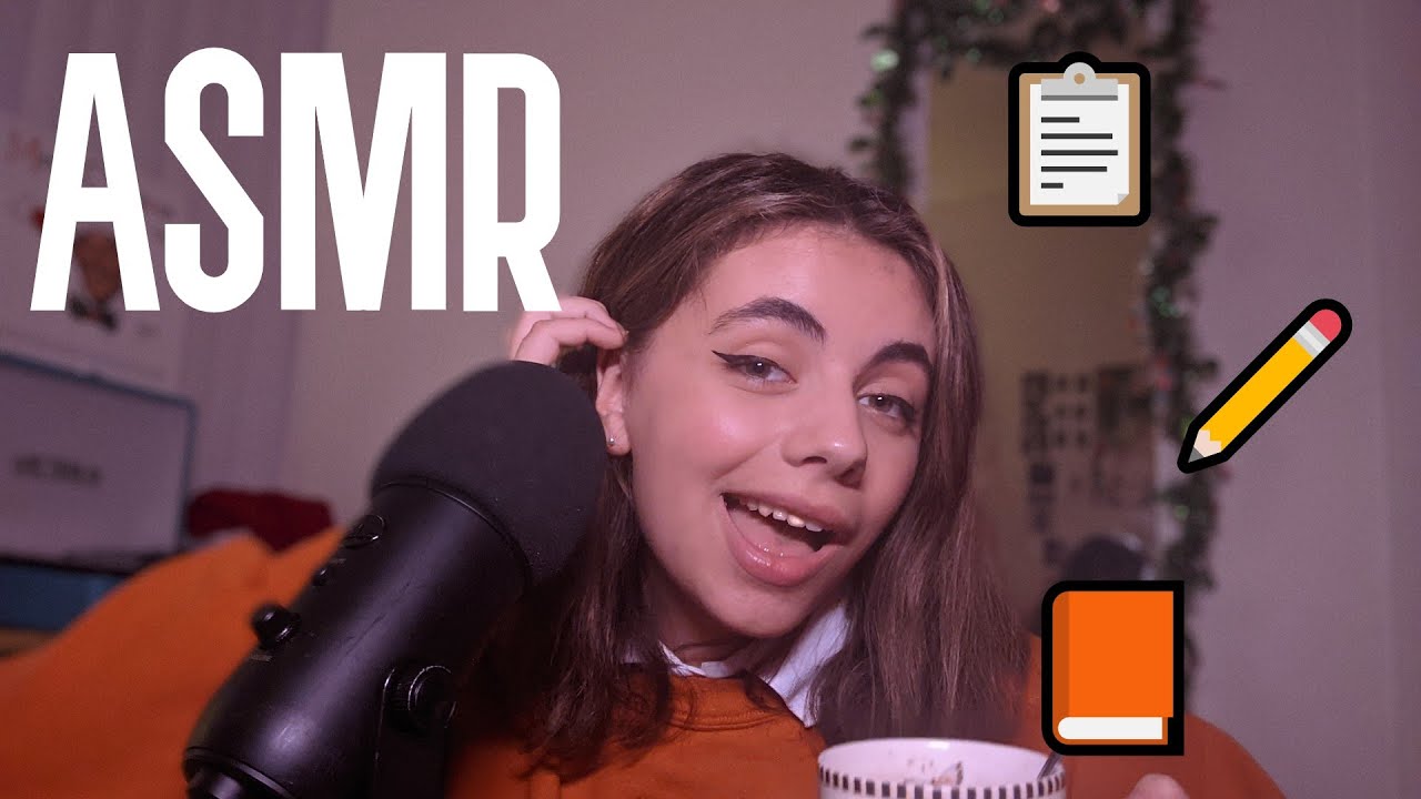 ASMR | 100 Personal Questions Interview (Soft Spoken) Writing Sounds, Sleep Clinic ❤️