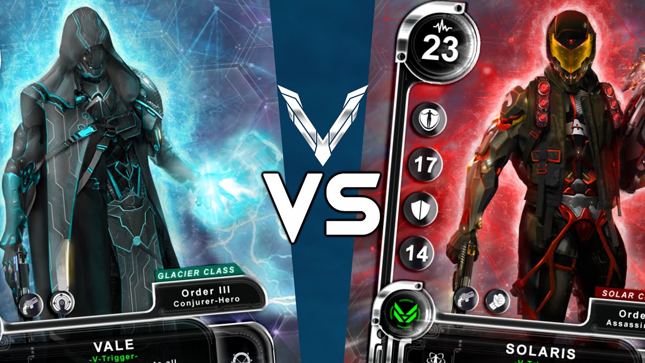 Vanquishers TCG - Starter Battle Gameplay Vale VS Solaris