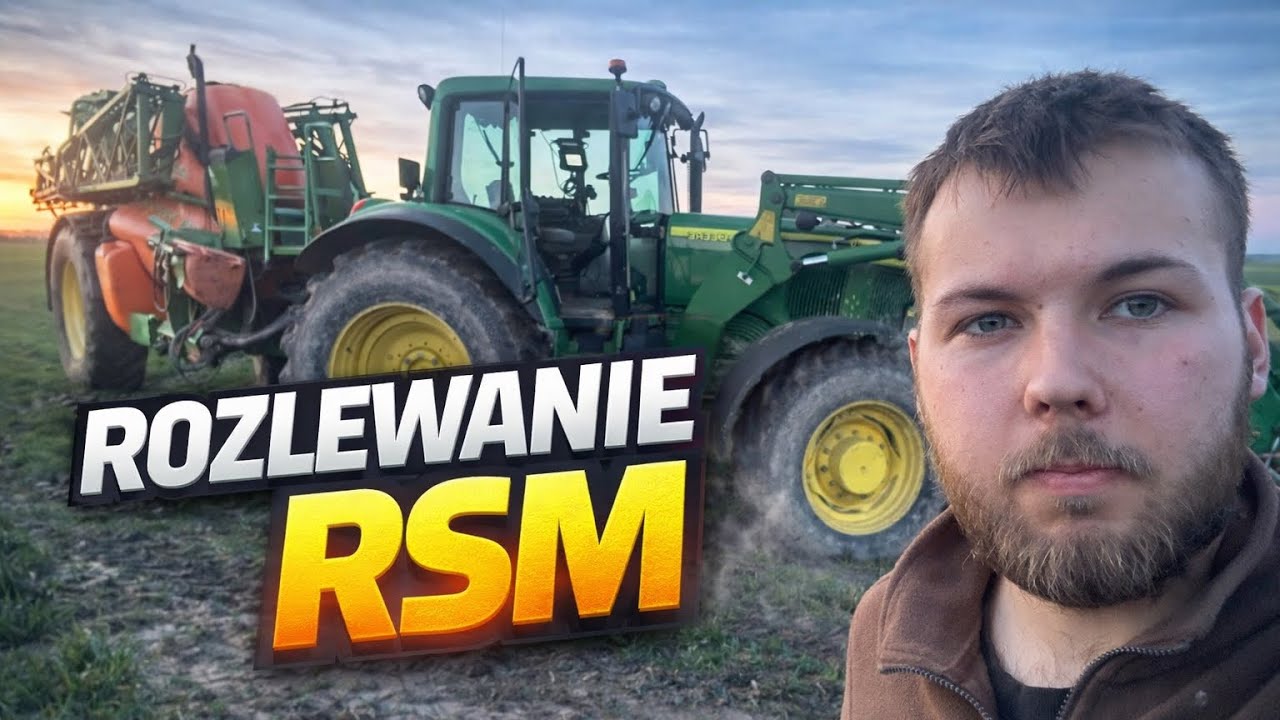 Rozlewanie RSM na pszenicę ozimą 🚜💦 | Wiosenne nawożenie w praktyce!