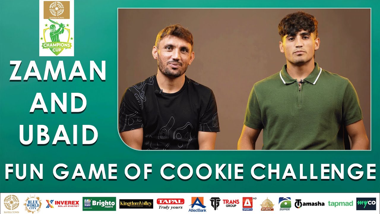 𝗟𝗮𝘂𝗴𝗵𝘀 𝗕𝗲𝘆𝗼𝗻𝗱 𝗪𝗶𝗰𝗸𝗲𝘁𝘀 - Watch Zaman Khan and Ubaid Shah compete in a fun game of Cookie Challenge!