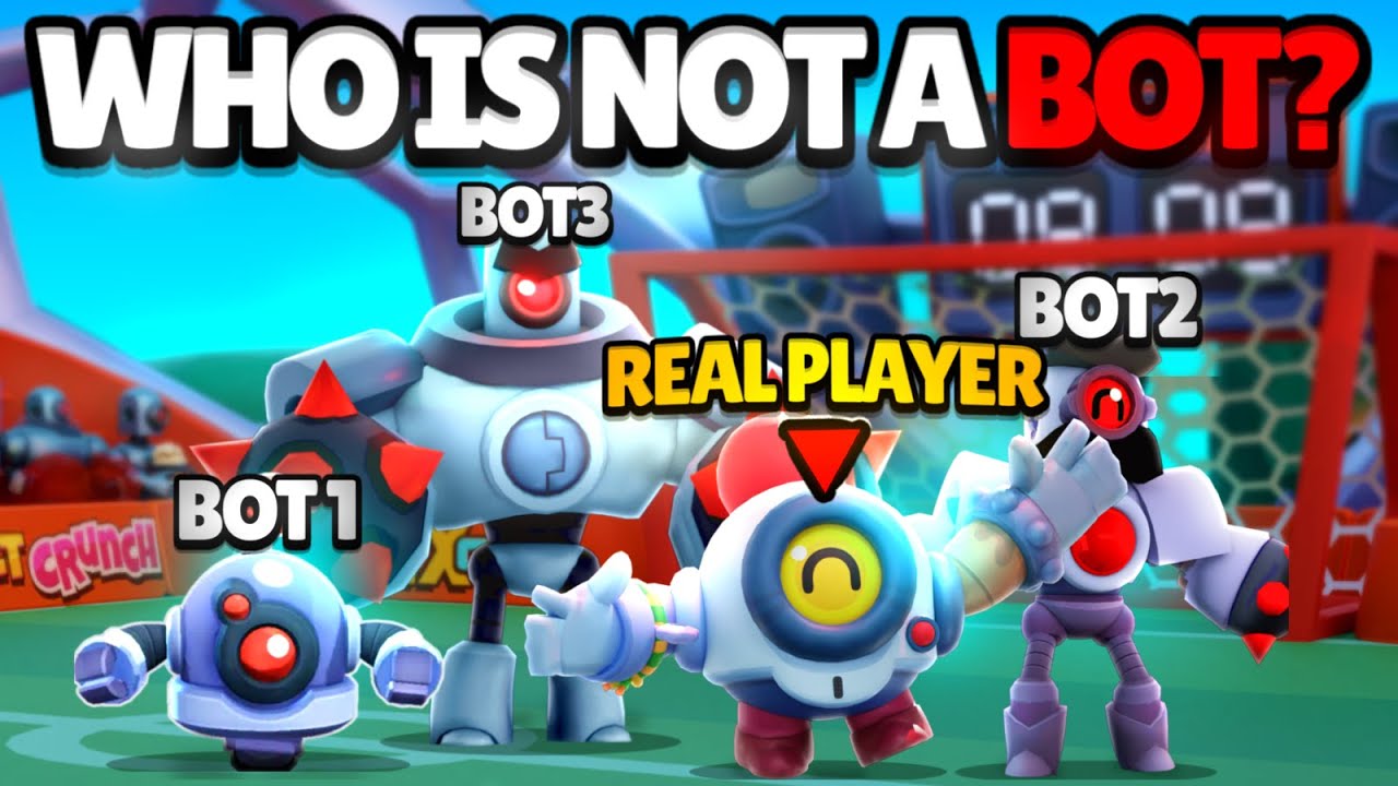 5 ботов Brawl Stars против 1 секретного игрока...