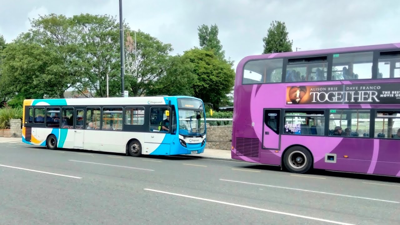 Cleethorpes buses at the Pier, 1st August 2025 #bus #cleethorpes #grimsby #stagecoach 
