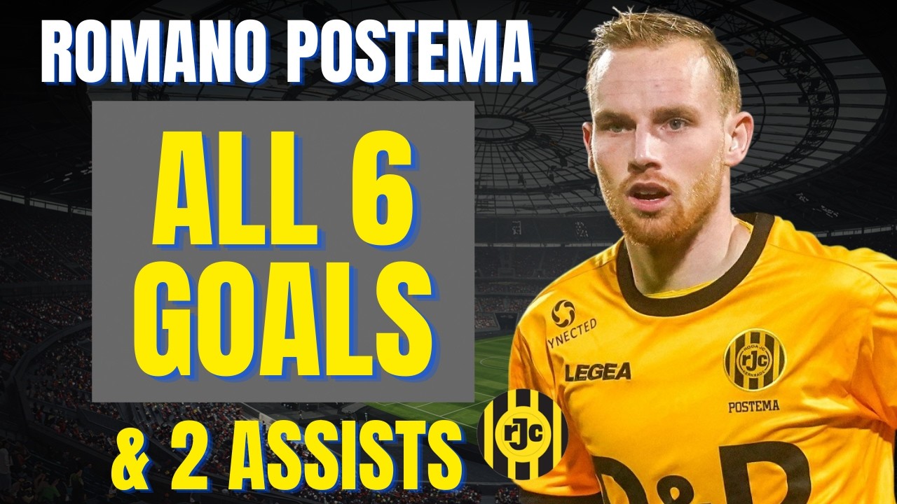Romano Postema - ALL 6 GOALS & ASSISTS FOR RODA JC | Skills & Highlights